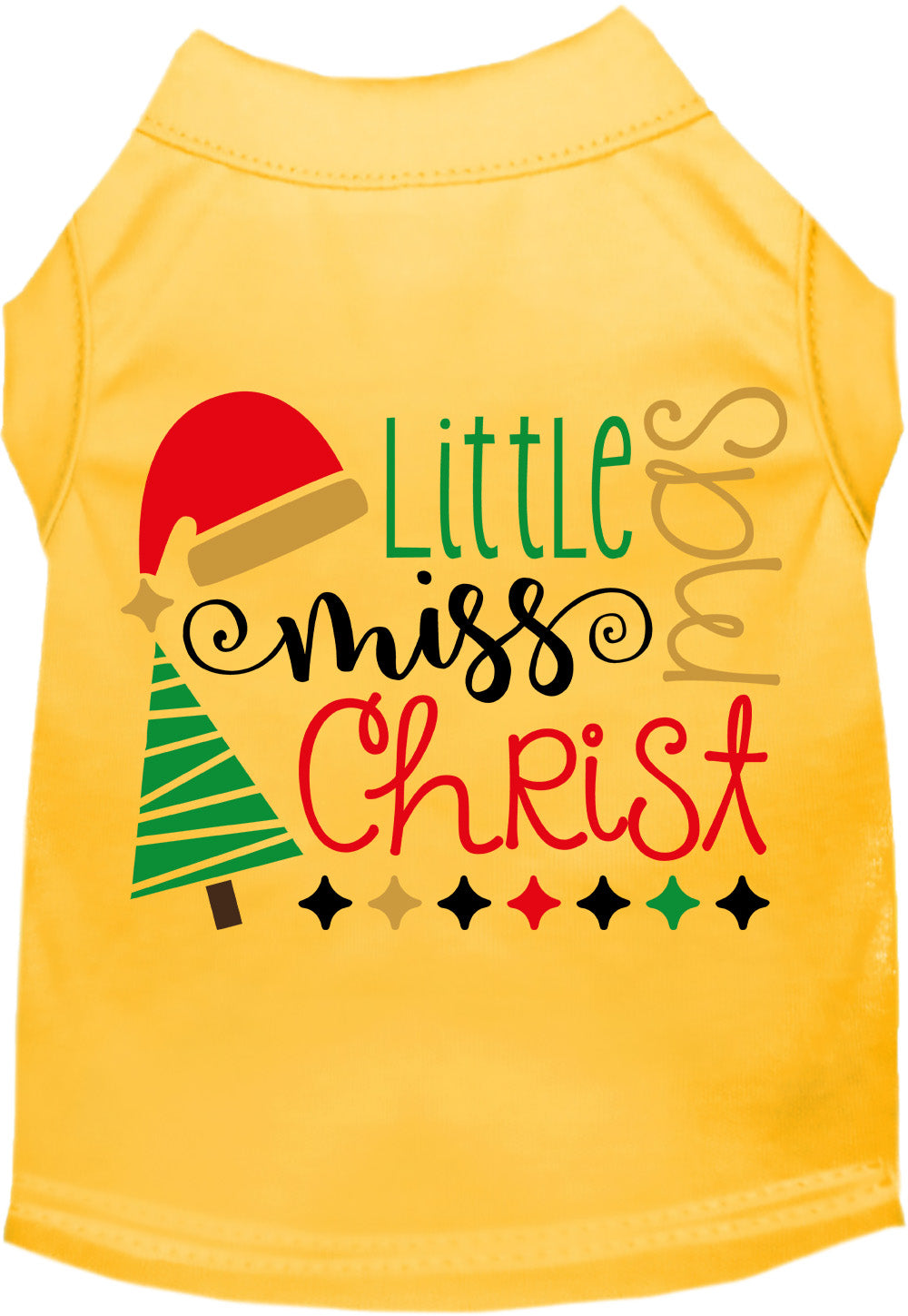 Little Miss Christmas Pet Shirt