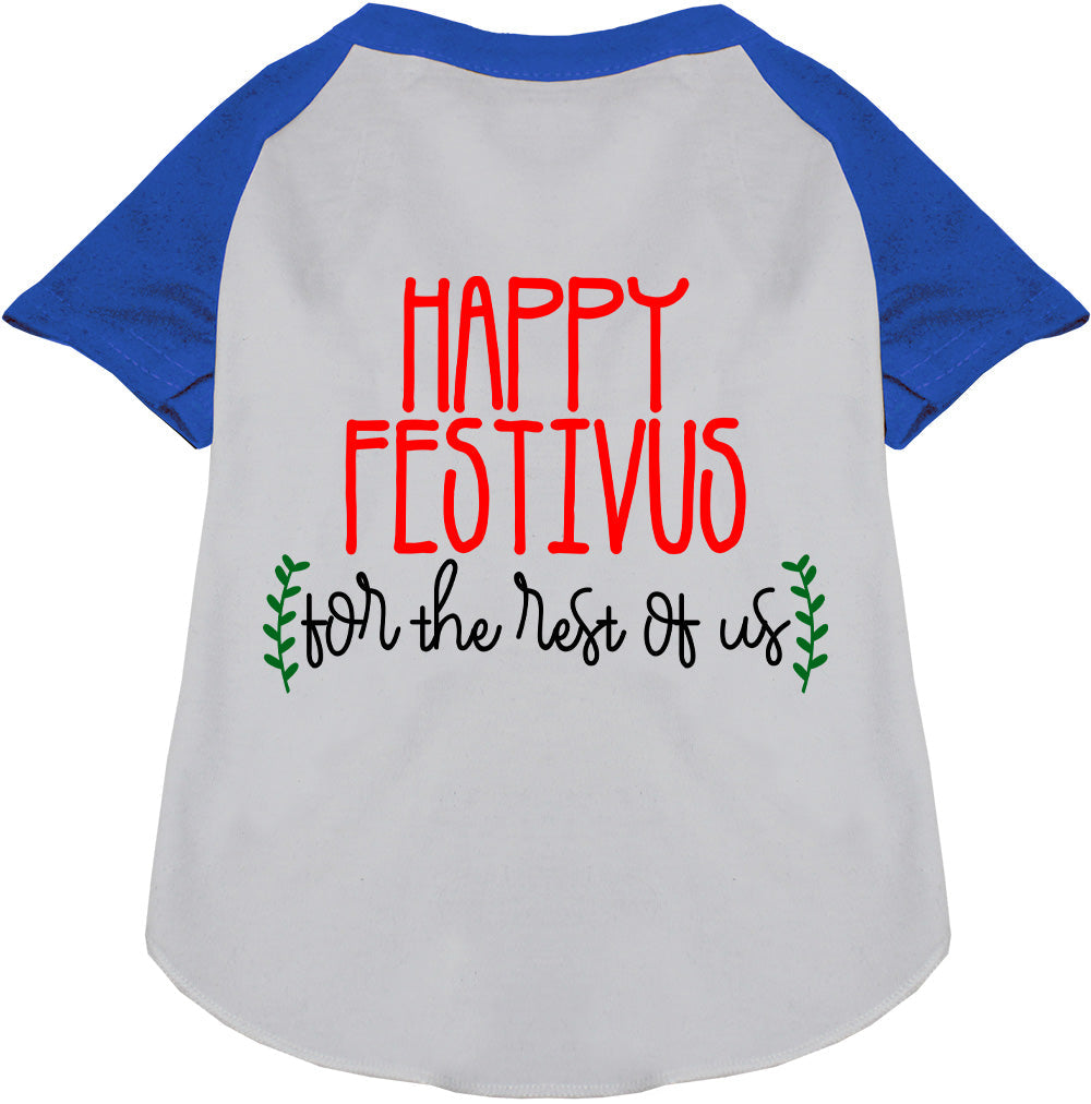 Happy Festivus Pet Raglan Shirt