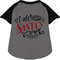 Load image into Gallery viewer, I Ate Santa's Cookies Pet Raglan Shirt
