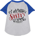 Load image into Gallery viewer, I Ate Santa's Cookies Pet Raglan Shirt
