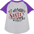 Load image into Gallery viewer, I Ate Santa's Cookies Pet Raglan Shirt
