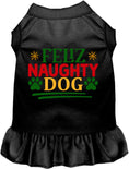 Load image into Gallery viewer, Feliz Naughty Dog Christmas Pet Dress
