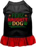 Load image into Gallery viewer, Feliz Naughty Dog Christmas Pet Dress
