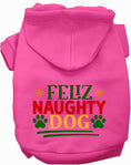Load image into Gallery viewer, Feliz Naughty Dog Christmas Pet Hoodie
