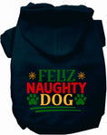 Load image into Gallery viewer, Feliz Naughty Dog Christmas Pet Hoodie

