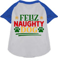 Load image into Gallery viewer, Feliz Naughty Dog Pet Raglan Shirt

