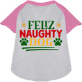 Load image into Gallery viewer, Feliz Naughty Dog Pet Raglan Shirt
