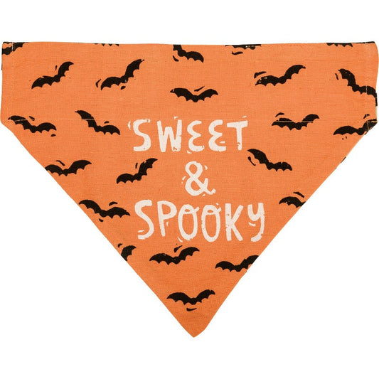 Halloween Reversible Collar Bandana "Sweet & Spooky" / "My Mummy Loves Me" - Southlake Paws