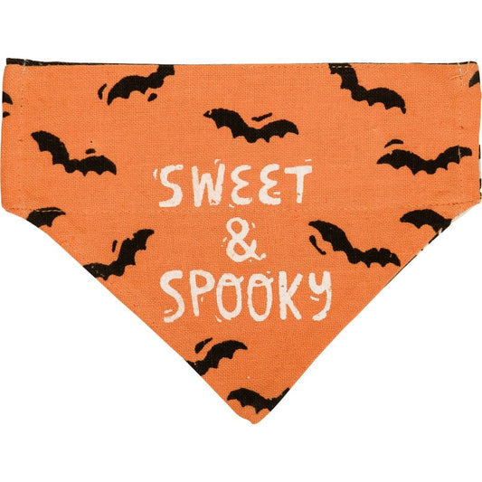 Halloween Reversible Collar Bandana "Sweet & Spooky" / "My Mummy Loves Me" - Southlake Paws