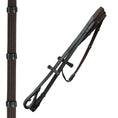 Load image into Gallery viewer, ExionPro Dressage Bridle: Mono Crown, Raised Browband, Anatomical Noseband, Detachable Flash & Web Reins - Southlake Paws
