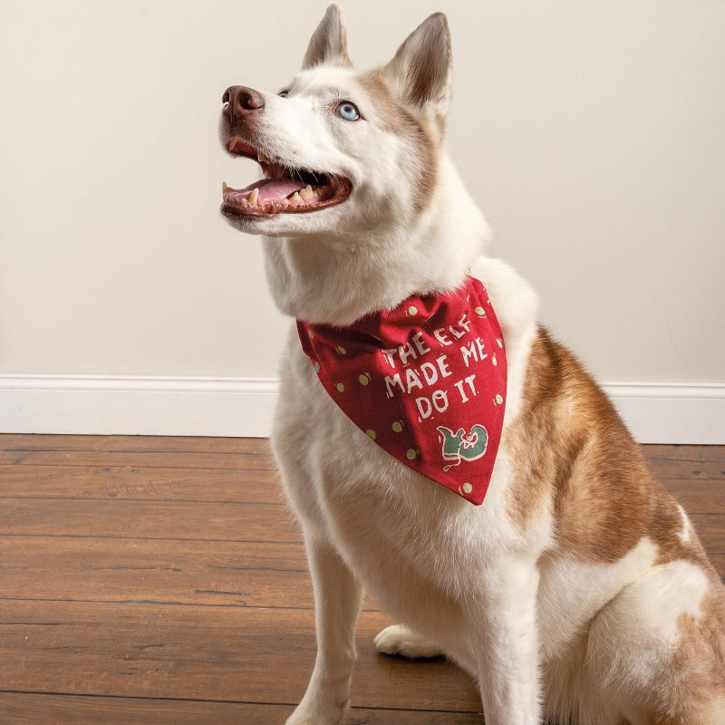 Christmas Reversible Dog Bandana "Elf" / "Cookie Bake" - Southlake Paws