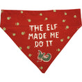 Load image into Gallery viewer, Christmas Reversible Dog Bandana "Elf" / "Cookie Bake" - Southlake Paws
