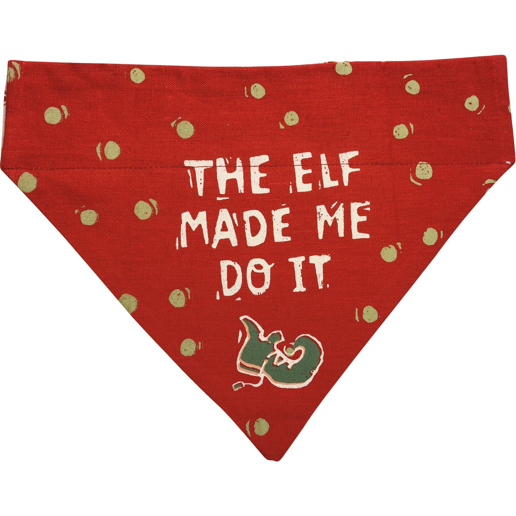 Christmas Reversible Dog Bandana "Elf" / "Cookie Bake" - Southlake Paws