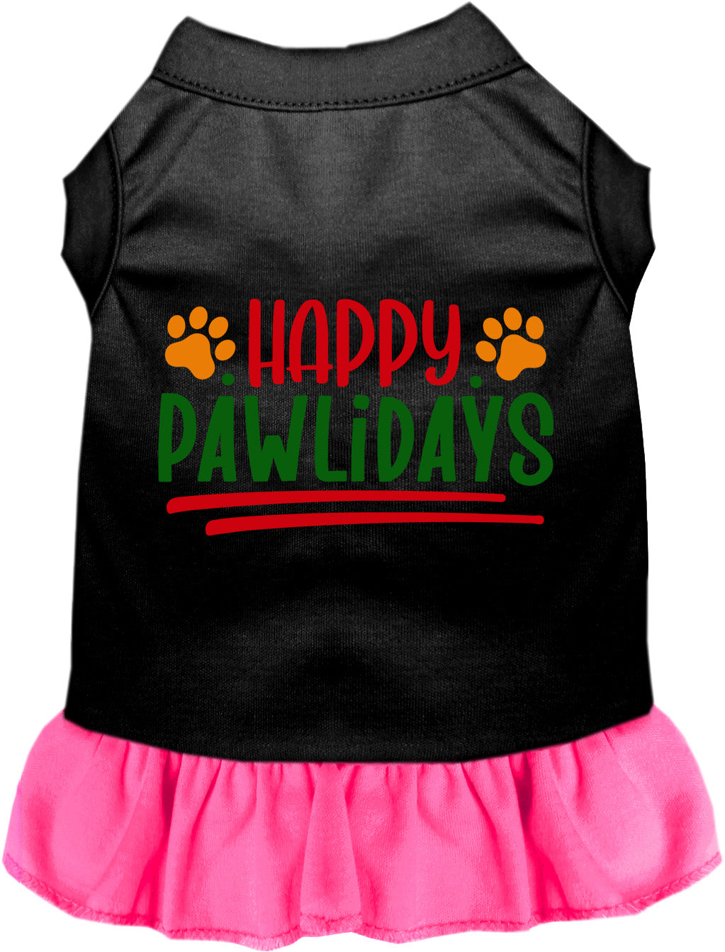 Happy Pawlidays Pet Dress