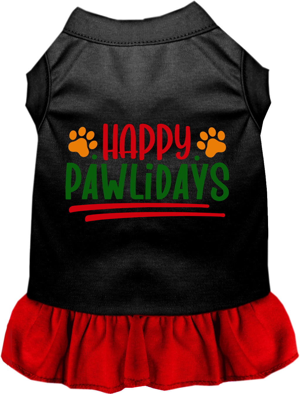 Happy Pawlidays Pet Dress