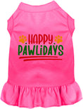 Load image into Gallery viewer, Happy Pawlidays Pet Dress
