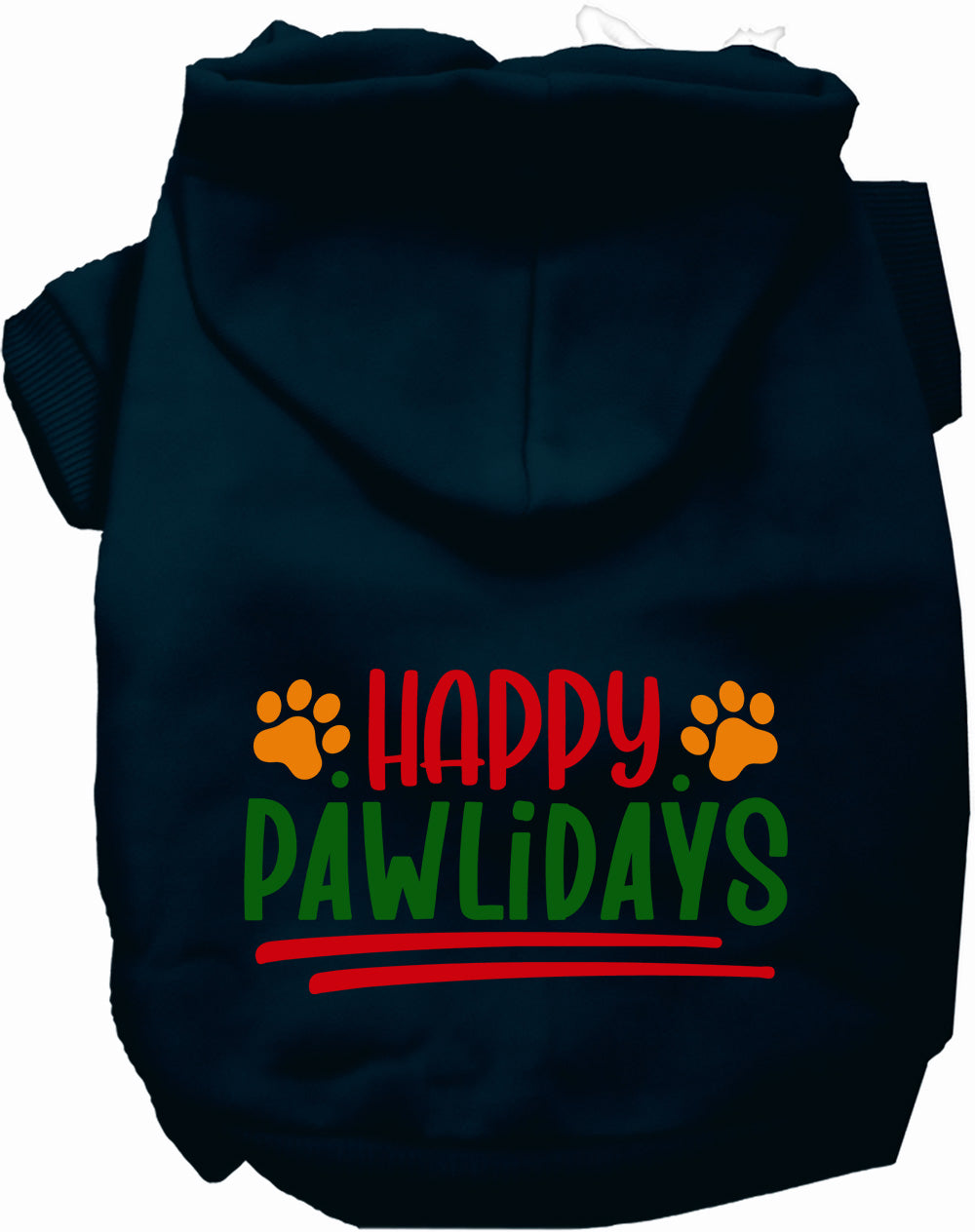 Happy Pawlidays Holiday Pet Hoodie
