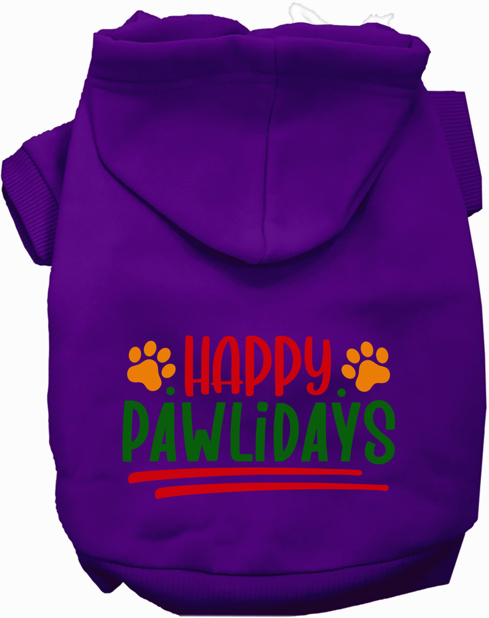 Happy Pawlidays Holiday Pet Hoodie
