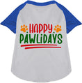 Load image into Gallery viewer, Happy Pawlidays Pet Raglan Shirt
