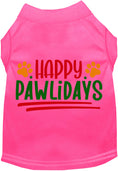 Load image into Gallery viewer, Happy Pawlidays Pet Shirt
