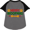 Load image into Gallery viewer, Merry Woofmas Pet Raglan Shirt
