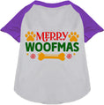 Load image into Gallery viewer, Merry Woofmas Pet Raglan Shirt
