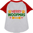 Load image into Gallery viewer, Merry Woofmas Pet Raglan Shirt
