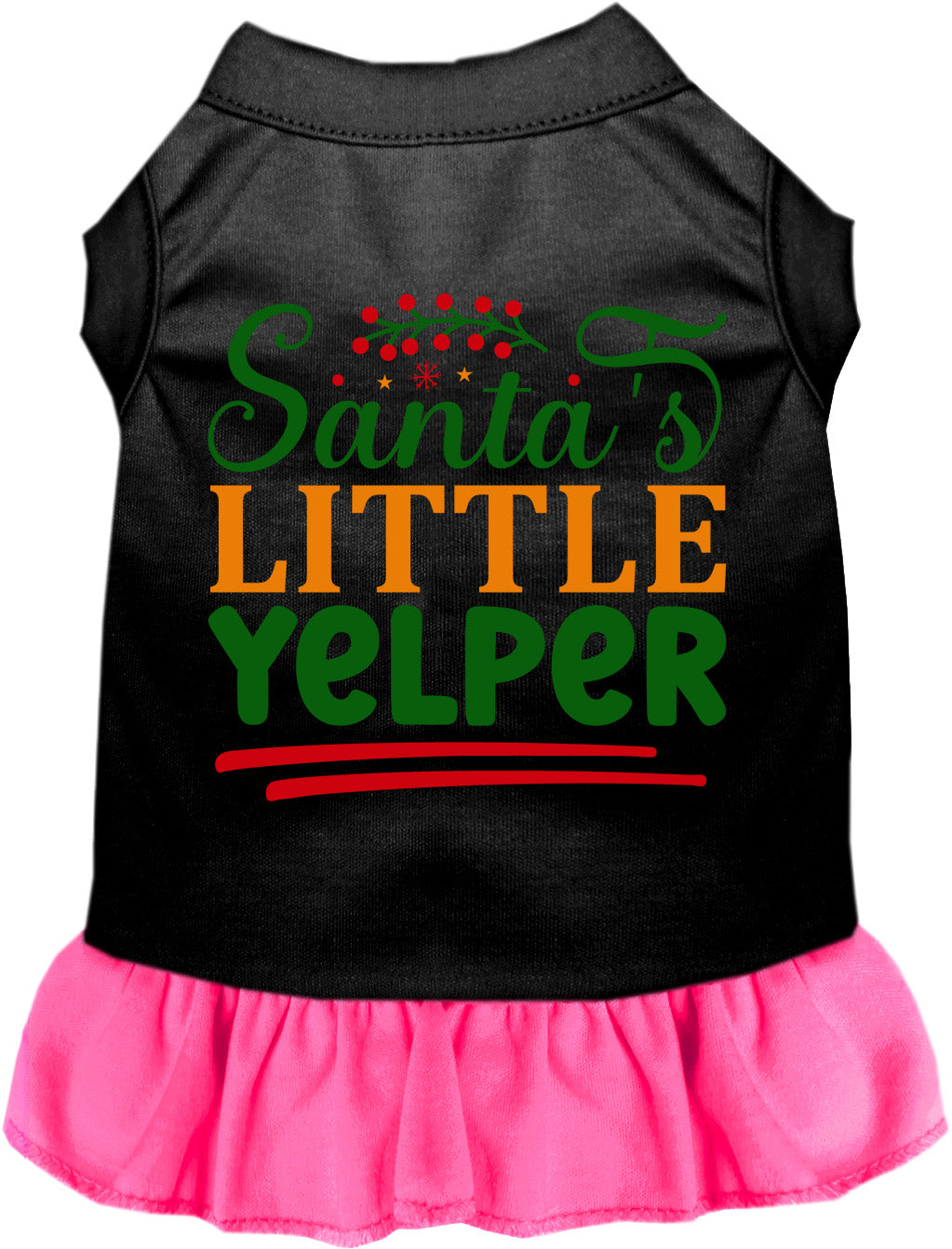 Santa's Little Yelper Pet Dress