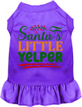 Load image into Gallery viewer, Santa's Little Yelper Pet Dress
