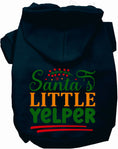 Load image into Gallery viewer, Santa's Little Yelper Christmas Pet Hoodie
