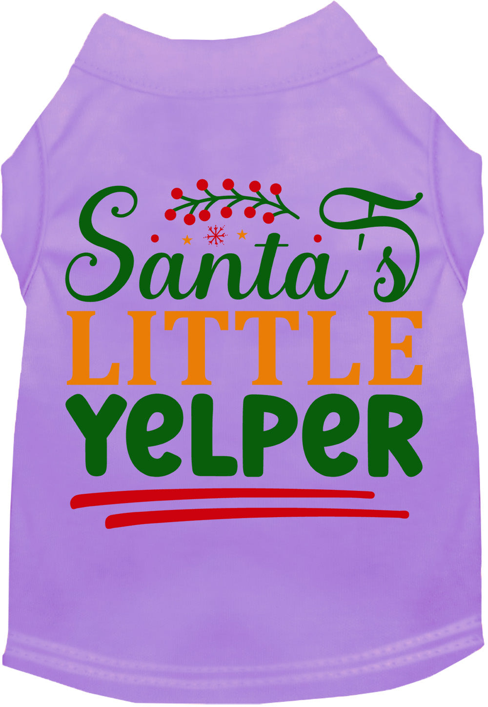 Santa's Little Yelper Pet Shirt