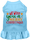 Load image into Gallery viewer, We Woof You a Merry Christmas Pet Dress
