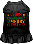 Load image into Gallery viewer, We Woof You a Merry Christmas Pet Dress
