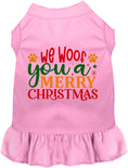 Load image into Gallery viewer, We Woof You a Merry Christmas Pet Dress
