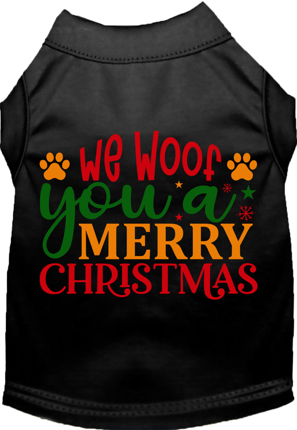 We Woof You a Merry Christmas Pet Shirt