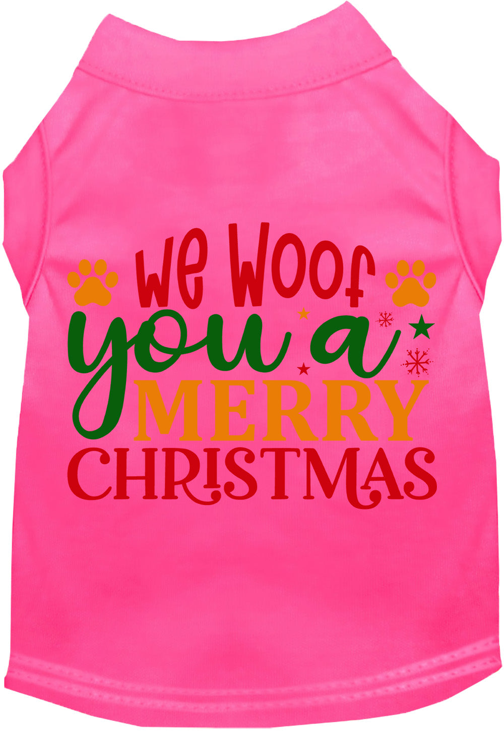 We Woof You a Merry Christmas Pet Shirt