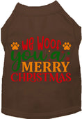 Load image into Gallery viewer, We Woof You a Merry Christmas Pet Shirt
