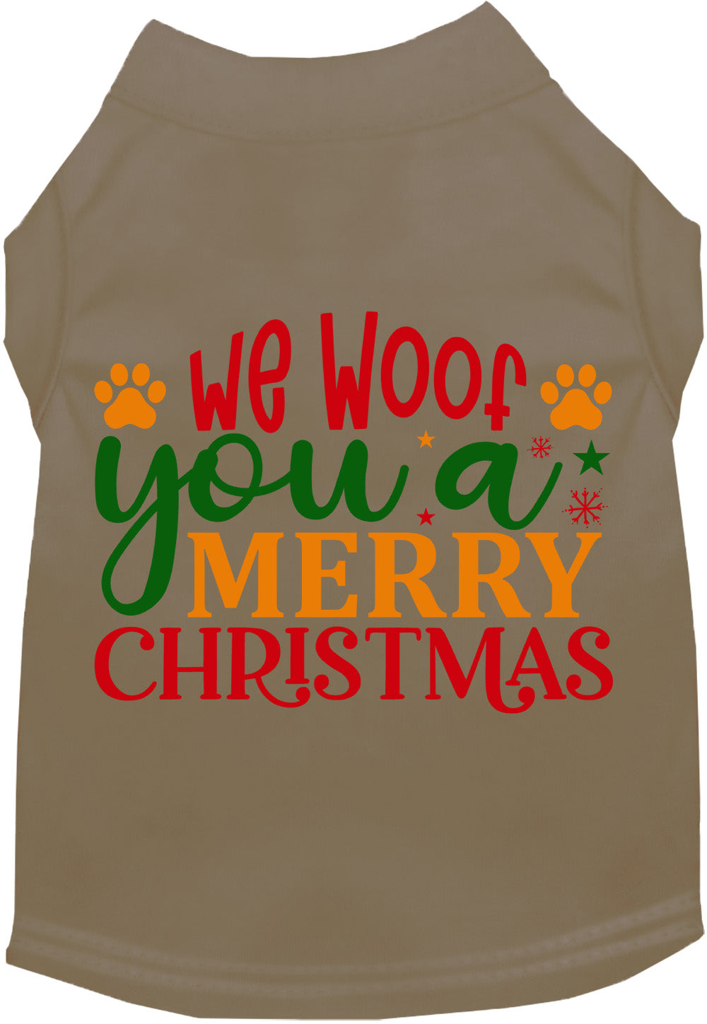 We Woof You a Merry Christmas Pet Shirt