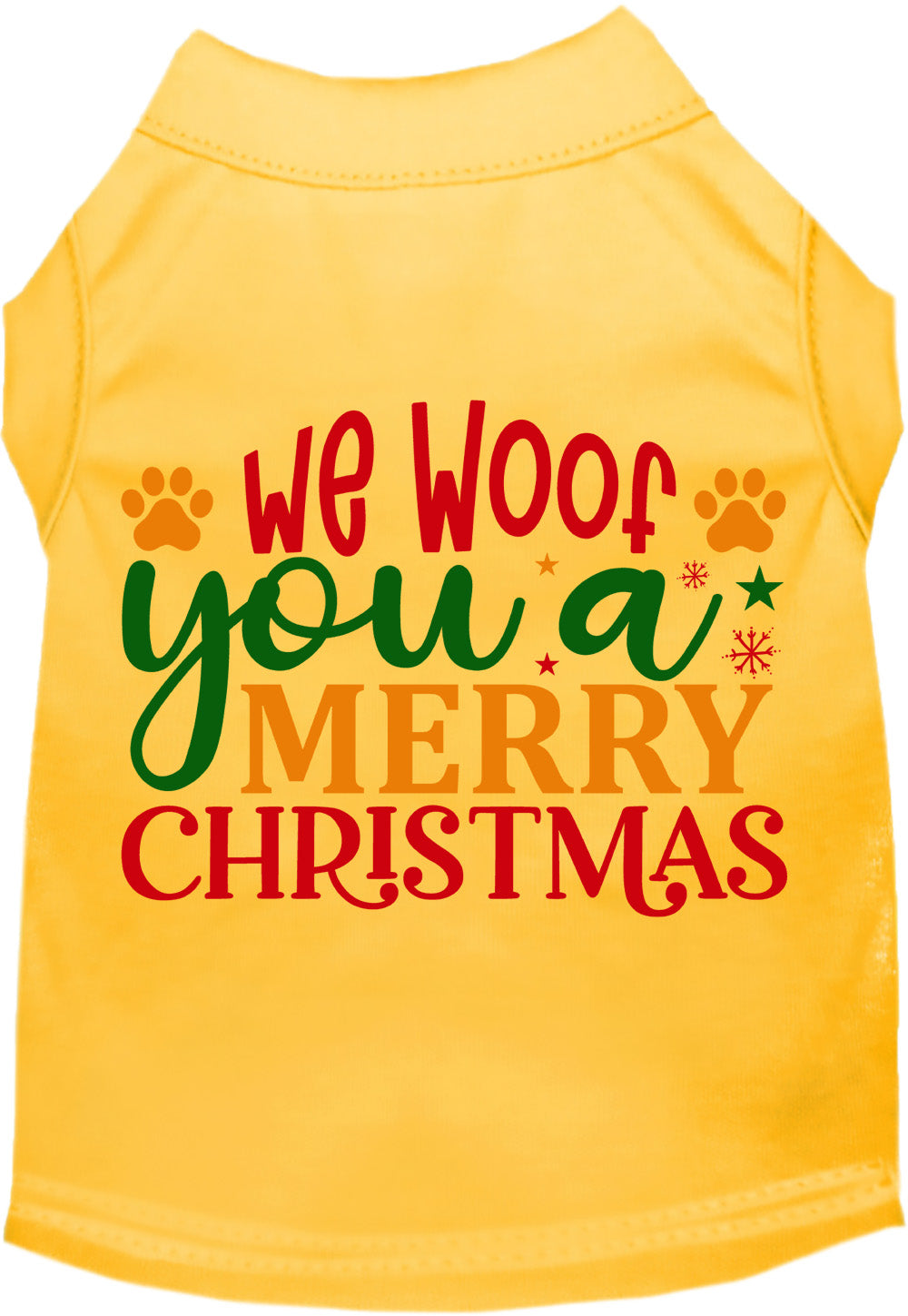 We Woof You a Merry Christmas Pet Shirt