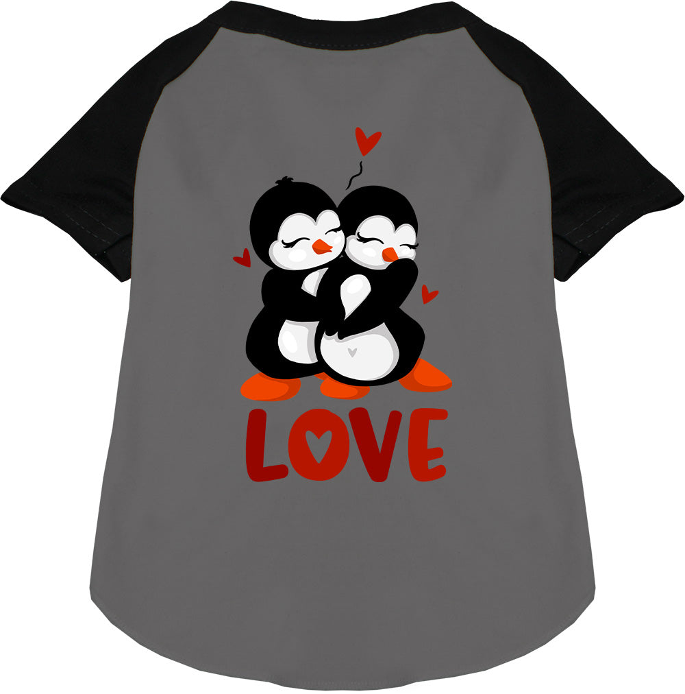 Penguin Love Pet Raglan Shirt