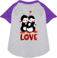 Load image into Gallery viewer, Penguin Love Pet Raglan Shirt
