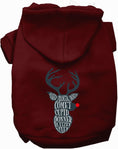 Load image into Gallery viewer, All Santa's Deer Christmas Pet Hoodie
