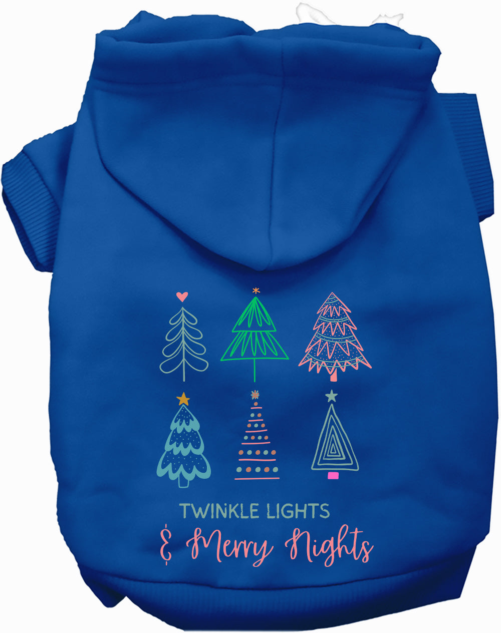 Twinkle Lights, Merry Nights Christmas Pet Hoodie