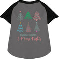 Load image into Gallery viewer, Twinkle Lights, Merry Nights Pet Raglan Shirt
