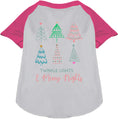 Load image into Gallery viewer, Twinkle Lights, Merry Nights Pet Raglan Shirt
