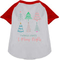 Load image into Gallery viewer, Twinkle Lights, Merry Nights Pet Raglan Shirt
