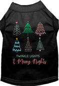 Load image into Gallery viewer, Twinkle Lights, Merry Nights Pet Shirt
