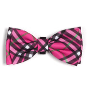 Bias Plaid Hot Pink Collar & Lead Collection