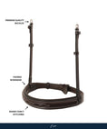 Load image into Gallery viewer, Replacement Noseband of ExionPro Padded Hunter Bridle 

