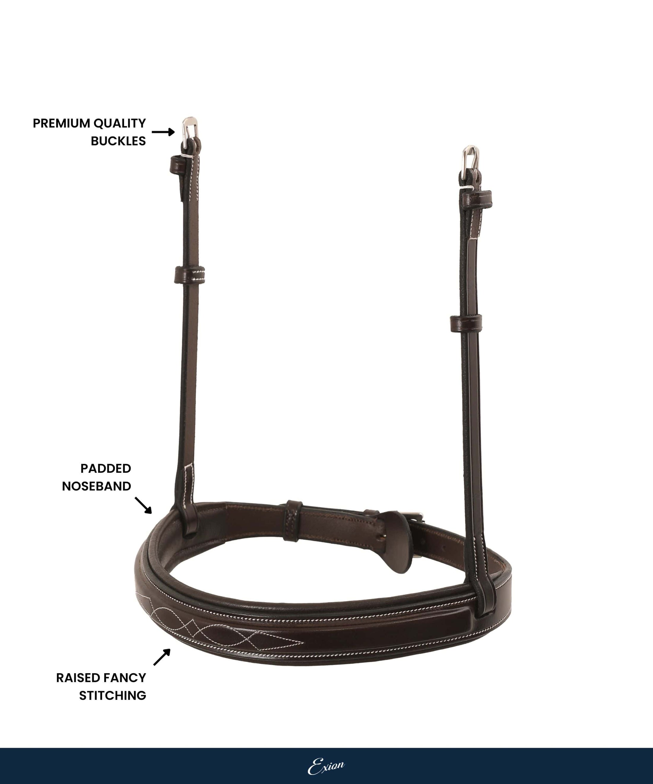Replacement Noseband of ExionPro Padded Hunter Bridle 